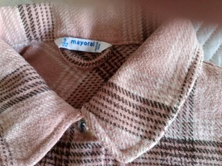Chaqueta cuadros niña