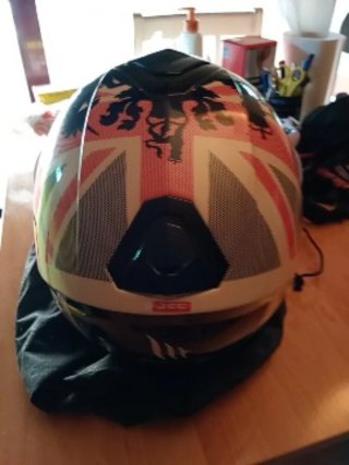 Casco de moto MT Helmets talla S edición limitada