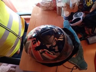Casco de moto MT Helmets talla S edición limitada