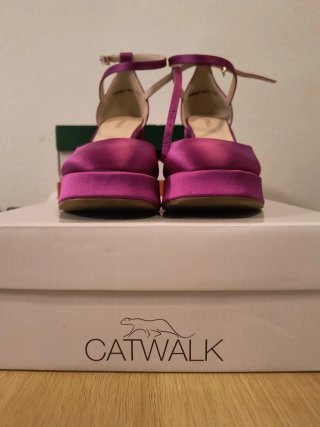 Tacones Catwalk Fucsia Talla 39