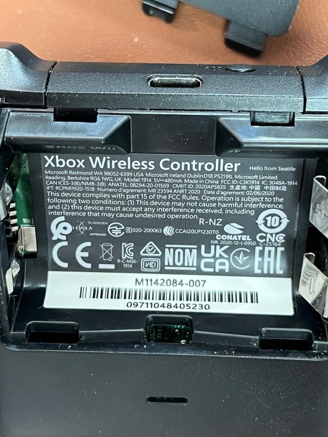 Mando Xbox Negro#405230
