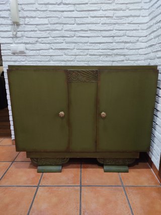 Mueble verde estilo Art Déco