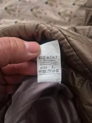 Chaleco acolchado marrón Made in Italy Talla L