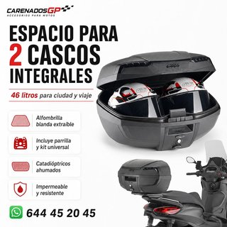 SUZUKI GSR600 + BAUL GIVI RIVIERA FULL BLACK