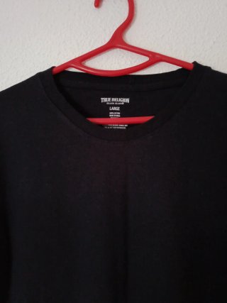 Camiseta True Religion Negra Talla L