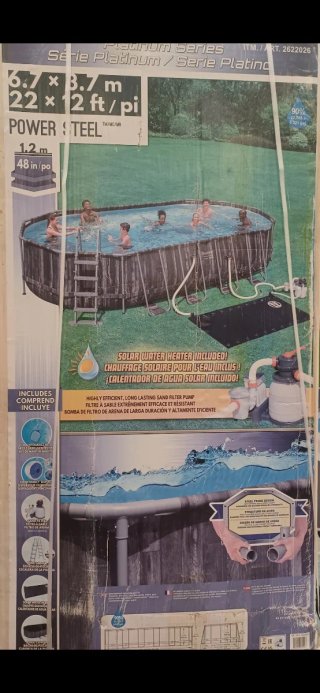 Piscina Bestway Ovalada 6,7 x 3,7 m