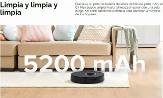 Robot aspirador negro
