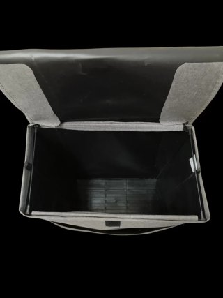 Carrito de compra gris