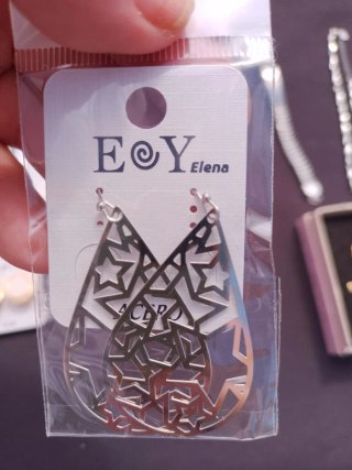 Pendientes Elena Plata Estrellas