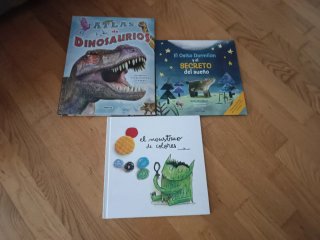 Lote libros infantil.monstruo de colores