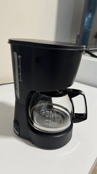 Cafetera Goteo 6 Tazas Negra