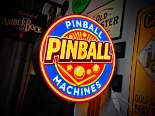 Cartel Luminoso Pinball LED 23cm