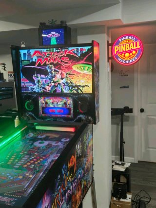 Cartel Luminoso Pinball LED 23cm