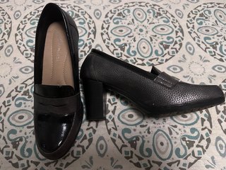Mocasines Yameiyi Charol Negro Mujer
