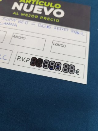 Sofá Cama Azul.