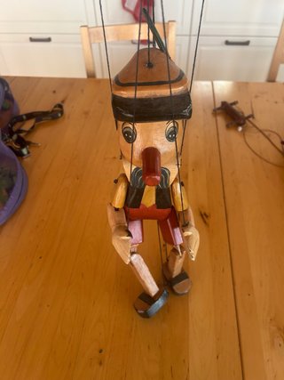 Marioneta de madera Pinocho
