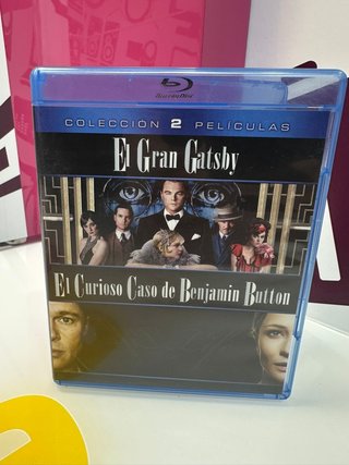 Película Blu_ray el gran gatsby el curioso caso de benjamin