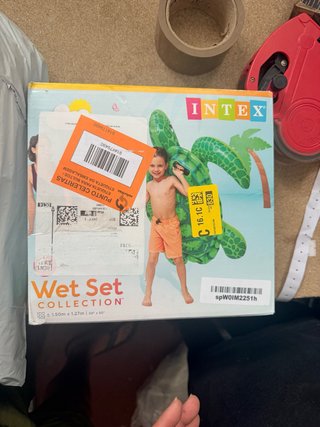 Colchoneta hinchable tortuga INTEX