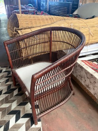 Sillón de ratán para jardín o interior