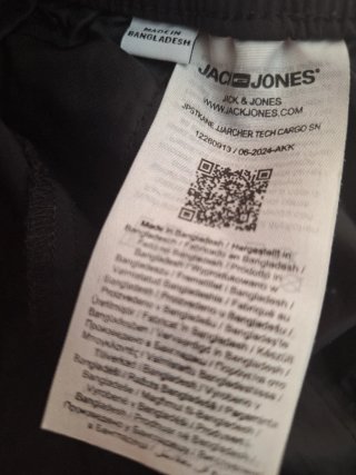Pantalón técnico Jack & Jones negro