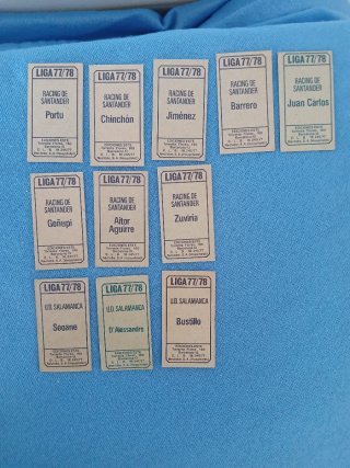 Cromos Fútbol Liga 77/78