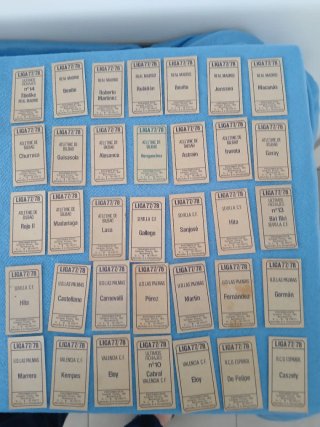 Cromos Fútbol Liga 77/78