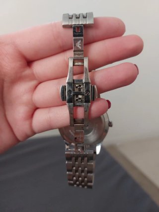 Reloj Emporio Armani Plata y Blanco