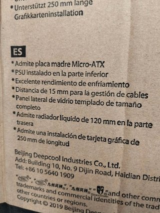 Caja PC DeepCool MATREXX 30 MicroATX