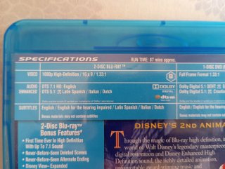 Disney Pinocho Blu-ray
