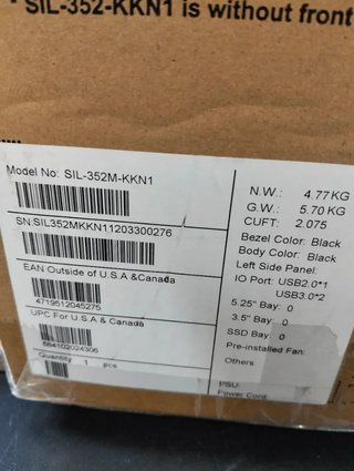 Caja Cooler Master Silencio 352 MicroATX