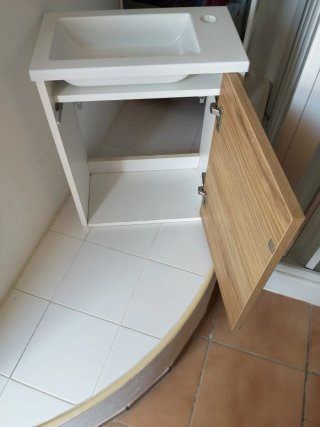 Mueble lavabo pequeño