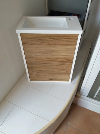 Mueble lavabo pequeño