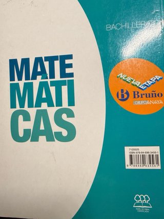 Libros 1° de bachillerato sciencias (leer bien)