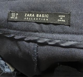Traje sastre Zara azul