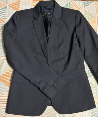 Traje sastre Zara azul