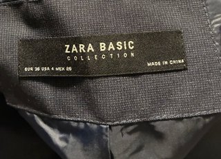 Traje sastre Zara azul