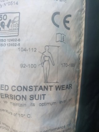 Traje seco navegación Mullion