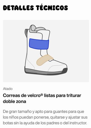 Botas Snowboard Niños Mini Grom 7C (TALLA 24)