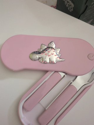 Cubiertos Niña Rosa y Plata
