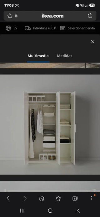 URGENTE!!!Armario BRIMNES 3 puertas blanco IKEA