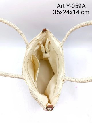 Borsa donna paglia multicolor