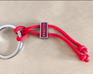Portachiavi cuore rosso Bagutta