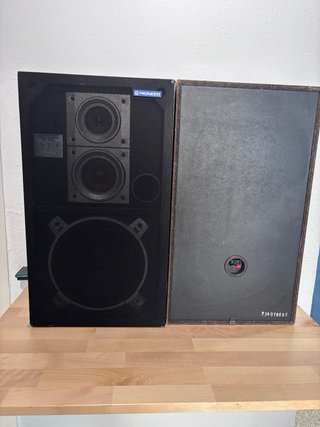 Altavoces Vintage Pioneer (Negro)
