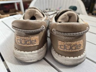 Zapatillas Hey Dude Beige y Verde