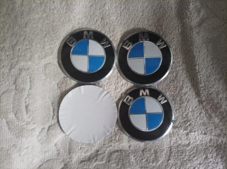 4 Pegatinas BMW 56mm tapabuje centro rueda llanta