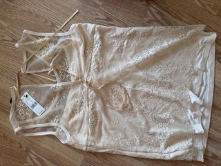 Camiseta Intimissimi encaje beige talla S