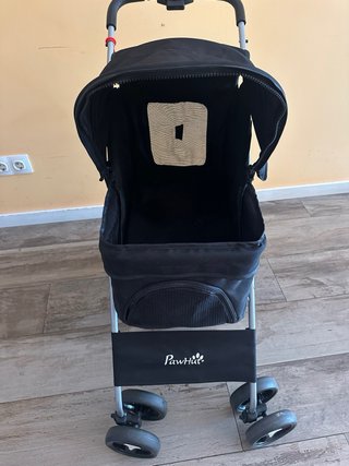 Cochecito para perros negro