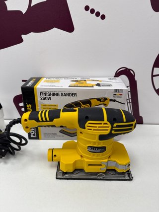Lijadora Orbital Finishing Sander 260w Power Plus