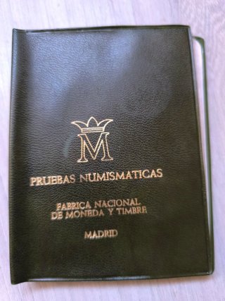 Cartera Pruebas Numismáticas 1977 proof