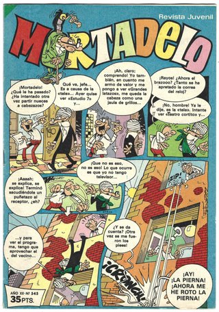 MORTADELO 419,506,508,509,545,548,556,558,573,588.